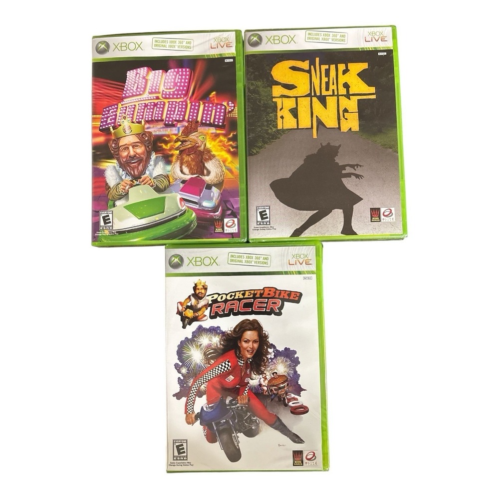 PocketBike Racer & Sneak King & Big Bumpin' - SPECIAL BK GAMES XBOX 2006